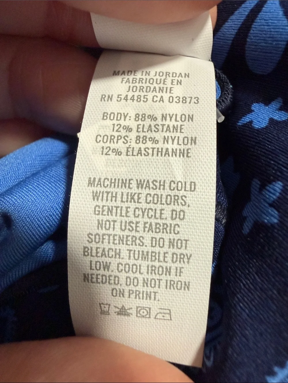 NWT OFFLINE by Aerie Navy & Blue Paisley Real Me Crop Leggings Size Medium